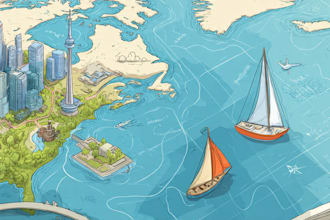 draw custom travel illustrated vector map design