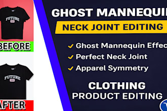 professionally edit ghost mannequin and apparel product photos for ecommerce