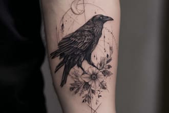 make a killer cyber sigilism tattoo for you