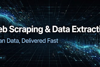 do web scraping and data extraction using python
