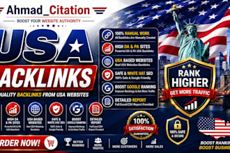 build quality USA backlinks to improve your local SEO