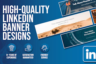 design a professional linkedin banner