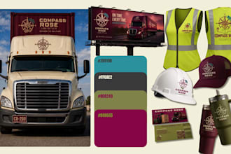 design a vibrant brand book with brand identity guidelines
