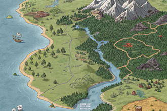 do  a custom map for fantasy, scifi, book or boardgame