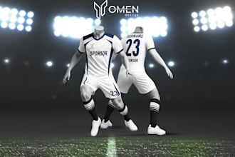 custom sublimation for football, padel, tennis uniform