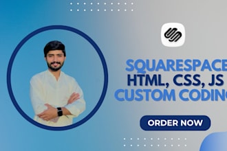 develop custom code solutions for your squarespace website