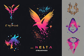 design professional stream logo emotes static