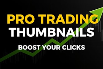 design professional trading and finance youtube thumbnail