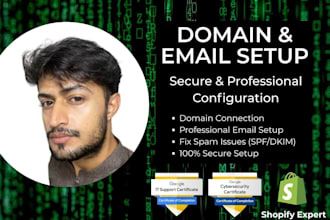 connect your domain and setup professional business email
