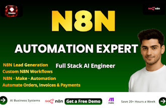 build n8n automation, ai agents, API integration, zapier to n8n migration