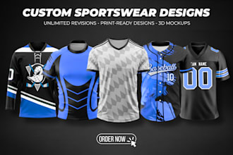 create custom jersey design, hoodie and sublimation streetwear merch