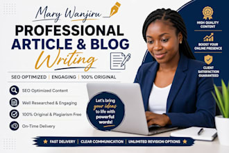 write SEO health and wellness blog posts and medical articles