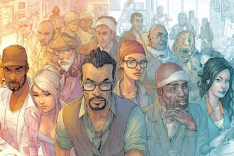bring your work to life with quality professional comic