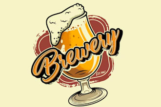 professional brewery and craft beer logo design