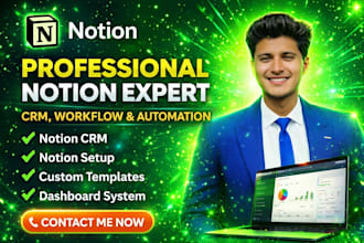 build custom notion CRM and business management system
