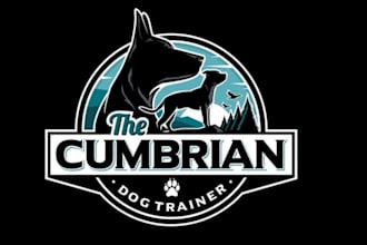design amazing dog training logo