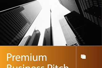 design a professional business proposal or company pitch presentation