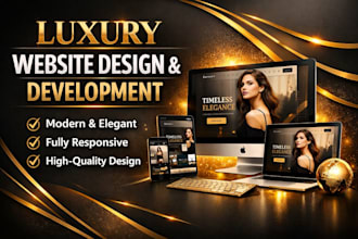 build luxury website design and website development