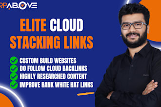 create cloud stacking backlinks from powerful cloud platforms