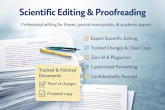 edit and proofread your scientific writing