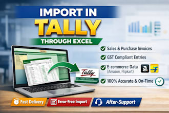 import sales invoices into tally prime through excel accurately