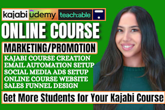 kajabi online course promotion kajabi course marketing, kajabi sales funnel