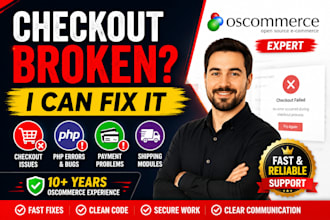 fix oscommerce errors bugs issues and custom development