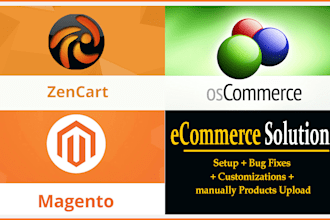 be your ecommerce expert for oscommerce, magento, zencart