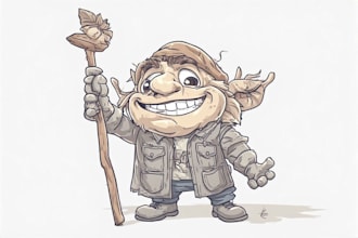 do brand character illustration drawing and mascot designs