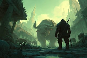 create concept art and illustration