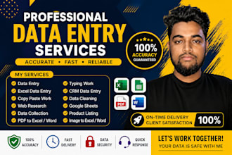 do  data collection, web scraping, and excel data cleaning