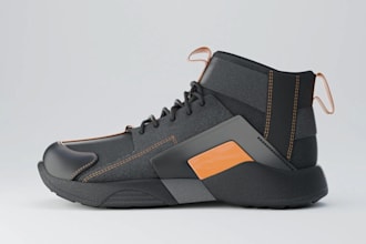 do 3d shoe design 3d shoe modeling and 3d design for 300 USD