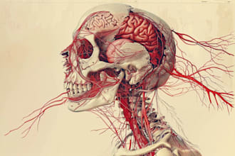 draw anatomy medical, scientific and biology illustrations