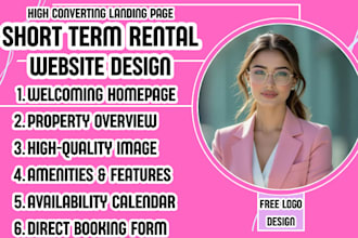 short term rental website vacation rental website airbnb website design