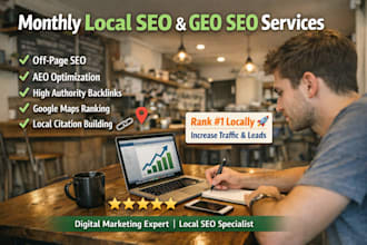 do monthly website local off page , GEO aeo SEO backlink building