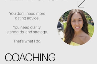 not give you dating advise only clarity and strategy