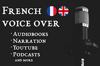 record a deep french voice over