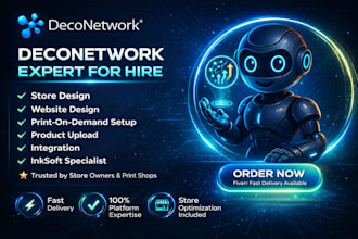 deconetwork store setup deconetwork printshop deconetwork website inksoft expert