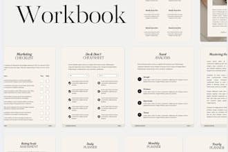 professionally design your brands workbook or journal