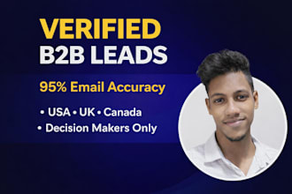 build high quality b2b lead lists with verified emails for cold email campaigns