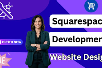 build square website landing page website design SEO