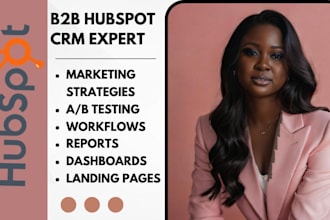 be your b2b hubspot expert hubspot CRM automations hubspot landing page
