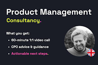 be your product manager consultant for 1 hour