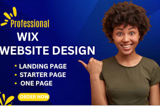 design wix page wix one page website wix simple website wix starter website