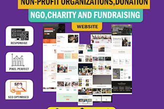 develop donation,crowdfunding,charity and nonprofit website