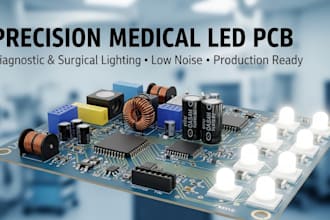 develop precision led pcb for diagnostic and surgical lights
