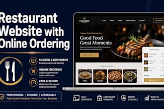 create a custom restaurant website with reservation system