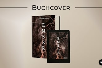 design a professional book cover for ebook and print