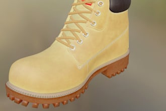 design high quality 3d sneakers for your brand or product launch