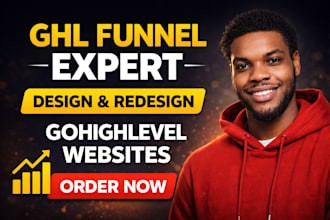 be ghl gohighlevel expert to setup highlevel website automation funnel workflow